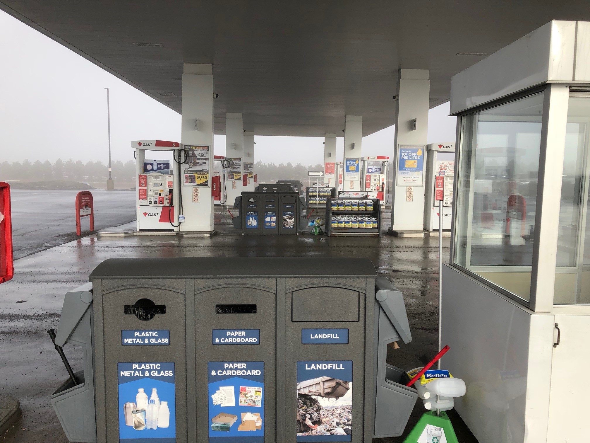 gas station recycling program