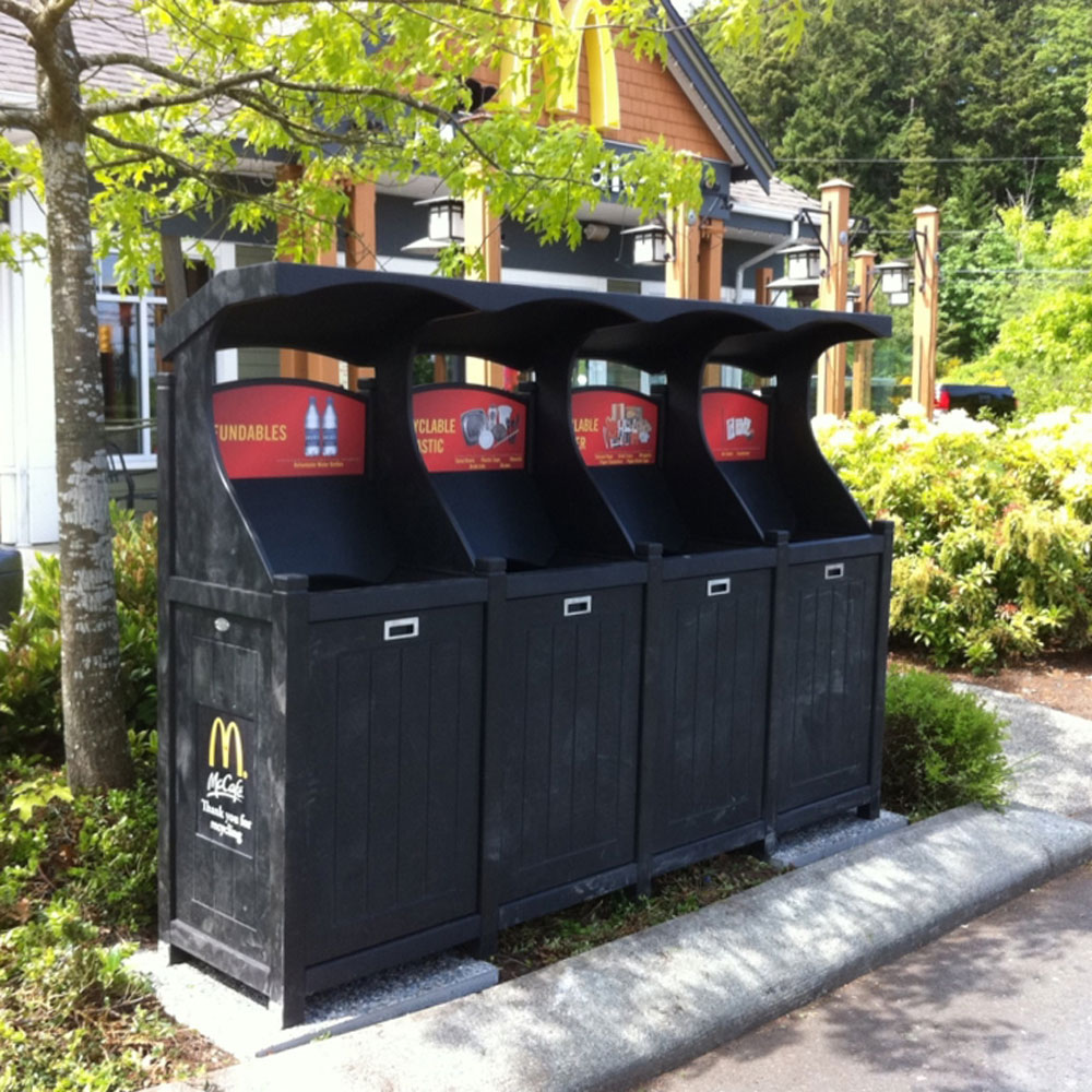 outdoor recycling