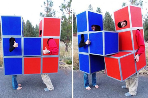 tetris recycling costume